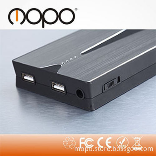 5V/9V/12V output Laptop power bank,high capa 15000mAh